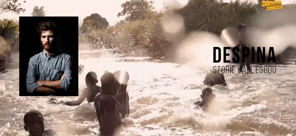 Immagine tratta dal documentario Ho visto bimbi fuggire scalzi dalla guerra e profughi al confine con le carriole